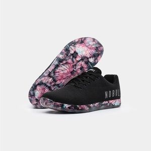 No Bull - Midnight Palm Women’s Floral Trainer - Size 9